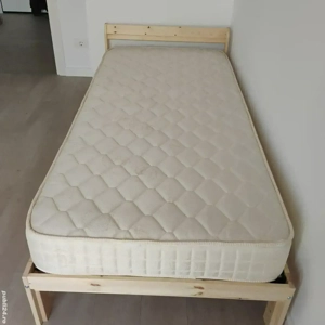 vand pat,saltea,somiera tot nou 90 200 