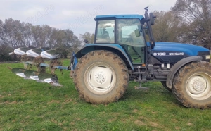 New Holland 8160 100 CP cu plug LEMKEM și freză LELY - imagine 4