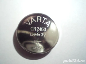 baterie lithium Varta sau Sony CR2430, CR2450, dar si alte numere.    - imagine 3