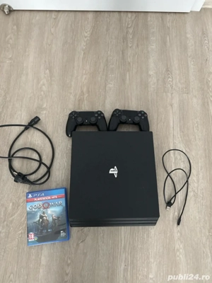  PS4 Pro 1TB + 2 controllere + Joc God of War