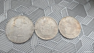 Vând 3 monezi de argint cu regele Mihai an 1941 1944