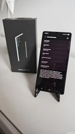 Samsung Galaxy S25 Ultra JetBlack - 256Gb- Impecabil - 100% Baterie -