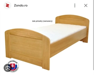 Vând pat solid lemn , 90  200cm, Voluntari,cum intri din București