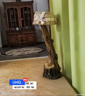 La pret redus. DECORATIV Art.: Veioze si Ambarcatiuni stilizat, Wood Hand-Made Art.