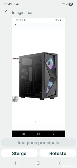 Sistem Desktop PC Gaming Serioux Powered by ASUS cu procesor Intel  Core  i3-10100F pana la 4.30GHz,