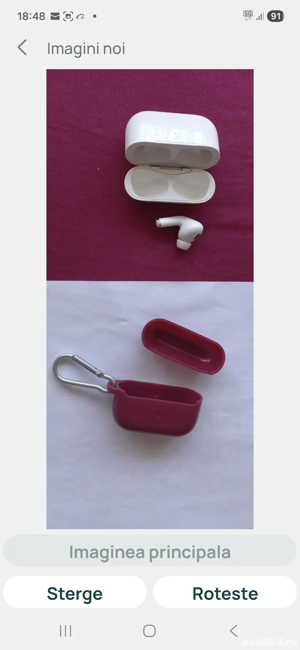 Vând 1 casca stânga originală Apple airpods pro 1 generația 1 