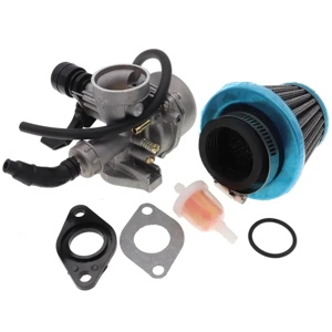 Carburator ATV 50cc 107cc 110cc 125cc cu soc manual, filtru aer si garnituri – Piese ATV fiabile - imagine 4