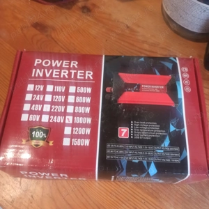 Invertor 1000 w varf si 500 continuu . Unda modificata