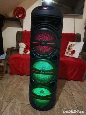 Boxa bluetooth portabila inaltime cca 1 metru