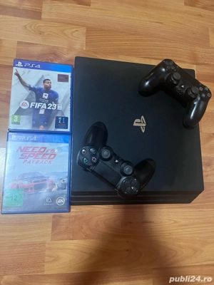 Vand PS4 pro + 2 console + 2 jocuri - imagine 5