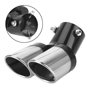 Ornament Teavă Evacuare Dublă Inox Universal   Compatibil BMW, Audi, VW - imagine 5