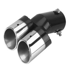 Ornament Teavă Evacuare Dublă Inox Universal   Compatibil BMW, Audi, VW - imagine 4