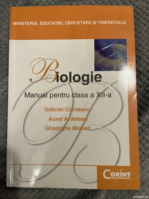 Biologie manual pentru clasa a XII-a - Gabriel Corneanu, Aurel Ardelean, Gheorghe Mohan