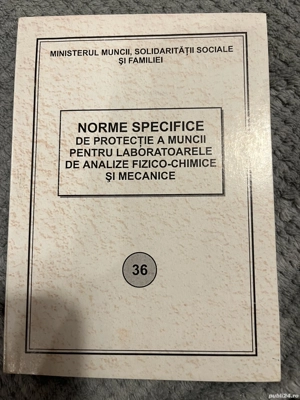 Norme specifice de protectie a muncii pentru laboratoarele de analize fizico-chimice si mecanice