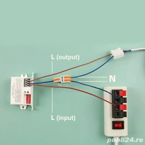Senzor de Mișcare cu Microunde 360  pentru Tavan   Comutator Automat 220V Alb - imagine 3