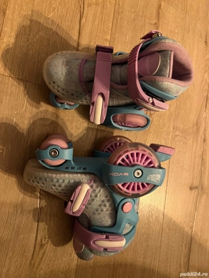 Role cu 4 roti Byox Little Beetle Frozen Girl XS 26-29 