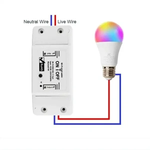 Releu Wireless 1 Canal WiFi 220V 10A   Automatizare Smart Home Tuya Smart Life - imagine 5