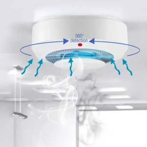 Senzor fum WiFi inteligent Tuya   Detector wireless pentru siguranta locuintei - imagine 3