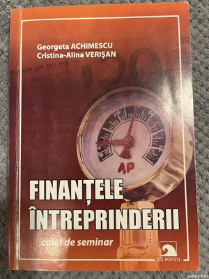Finanțele întreprinderii, caiet de seminar - Georgeta Achimescu, Cristina-Alina Verisan