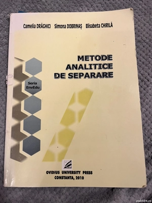 Metode analitice de separare - Camelia Drăghici, Simona Dobrinaş, Elisabeta Chirilă