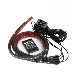 Kit Lumini LED RGB Auto Exterior   Benzi Luminoase Sub Mașină - imagine 4