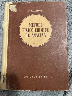 Metode fizico chimice de analiza - I. S. Lialicov
