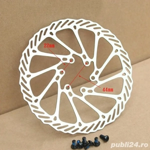 Disc frână bicicletă 160mm Avid G3 cu șuruburi   frânare eficientă MTB și oraș - imagine 5