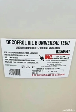 Soluție Cofraje Decofrol