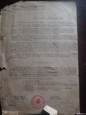 De vânzare. Document din Arhiva privată.