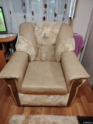 vânzare canapea plus două fotolii 