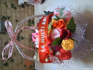 Aranjament floral handemade  - imagine 2