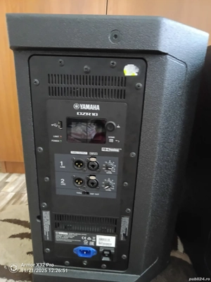Vând boxe active Yamaha DZR10  - imagine 2