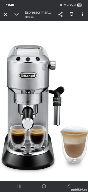 Expresor De Longhi nou-nouț 