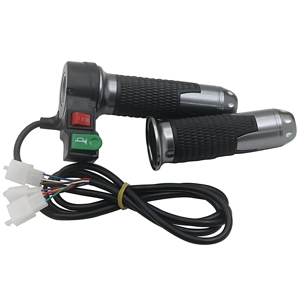 Maneta Acceleratie Scuter Electric si Bicicleta Electrica 12V-72V cu Buton Claxon si Trepte Viteza