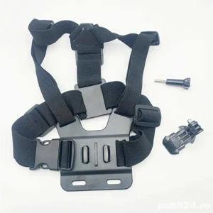 Suport Ham Piept pentru Telefon si Camera GoPro   Sistem Prindere Chest Mount Reglabil - imagine 3