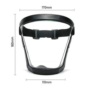 Masca de Protectie Fata cu Viziera Transparenta si Filtru praf PM2.5   Motocoasa, Stropit Pomi - imagine 5