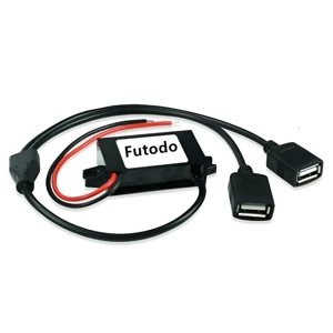 Modul Coborâtor de Tensiune 12V 24V 36V 48V la 5V 3A   Step Down Converter cu USB pentru Cameră Auto - imagine 3