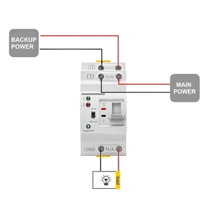 ATS Automatic Transfer Switch 63A   Manager automat de retea, panouri solare, generator 230VAC - imagine 3