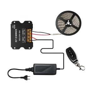 Dimmer Bandă LED 5V 12V 24V 30A cu Telecomandă RF   Controller DC pentru Benzi LED Monocrom - imagine 3