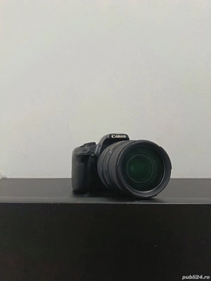Canon 450d cu obiectiv Sigma 70-300 mm