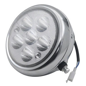 Far LED Rotund 5 Inch pentru Scuter Electric, Moto, Citycoco si Harley   Iluminare 12V-80V
