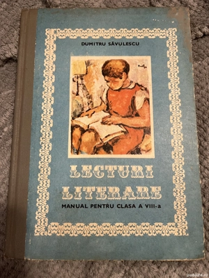 Lecturi literare, manual pentru clasa a VIII-a - Dumitru Săvulescu