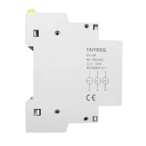 Voltmetru Digital Trifazat pentru Tablou Electric   Montaj pe Sina DIN - imagine 3