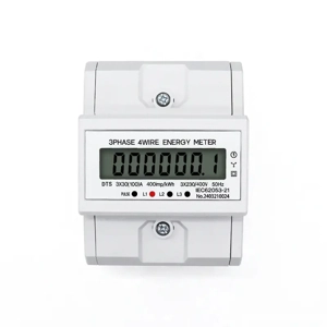 Contor Trifazat Digital de Curent pentru Energie Electrica 380V   Monitorizare Precisa a Consumului