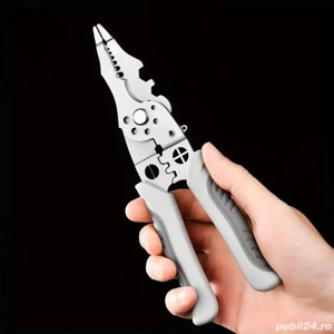 Cleste Electrician Multifunctional pentru Cabluri Electrice   Taiere, Dezizolare, Decojire si Sertiz