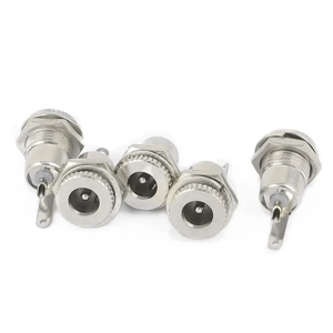 Set 5 bucati   Mufa Alimentare DC 12V 5.5mm x 2.1mm   Conector Mama - imagine 5