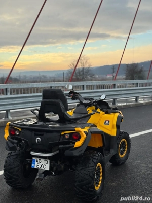 Can Am Bombardier 650 MaX XT, nr negru Poliție - imagine 2