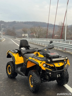 Can Am Bombardier 650 MaX XT, nr negru Poliție - imagine 3