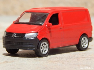 Macheta Volkswagen Transporter T6 Van scara 1:60 cu cutie
