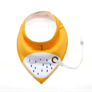 Bavetica bumbac cu snur pentru suzeta sau jucarie. - imagine 3